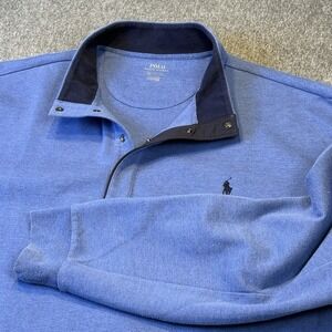 Polo Ralph Lauren 1/2 Snap Pullover Mens 3XLT French Terry Mockneck Sweater